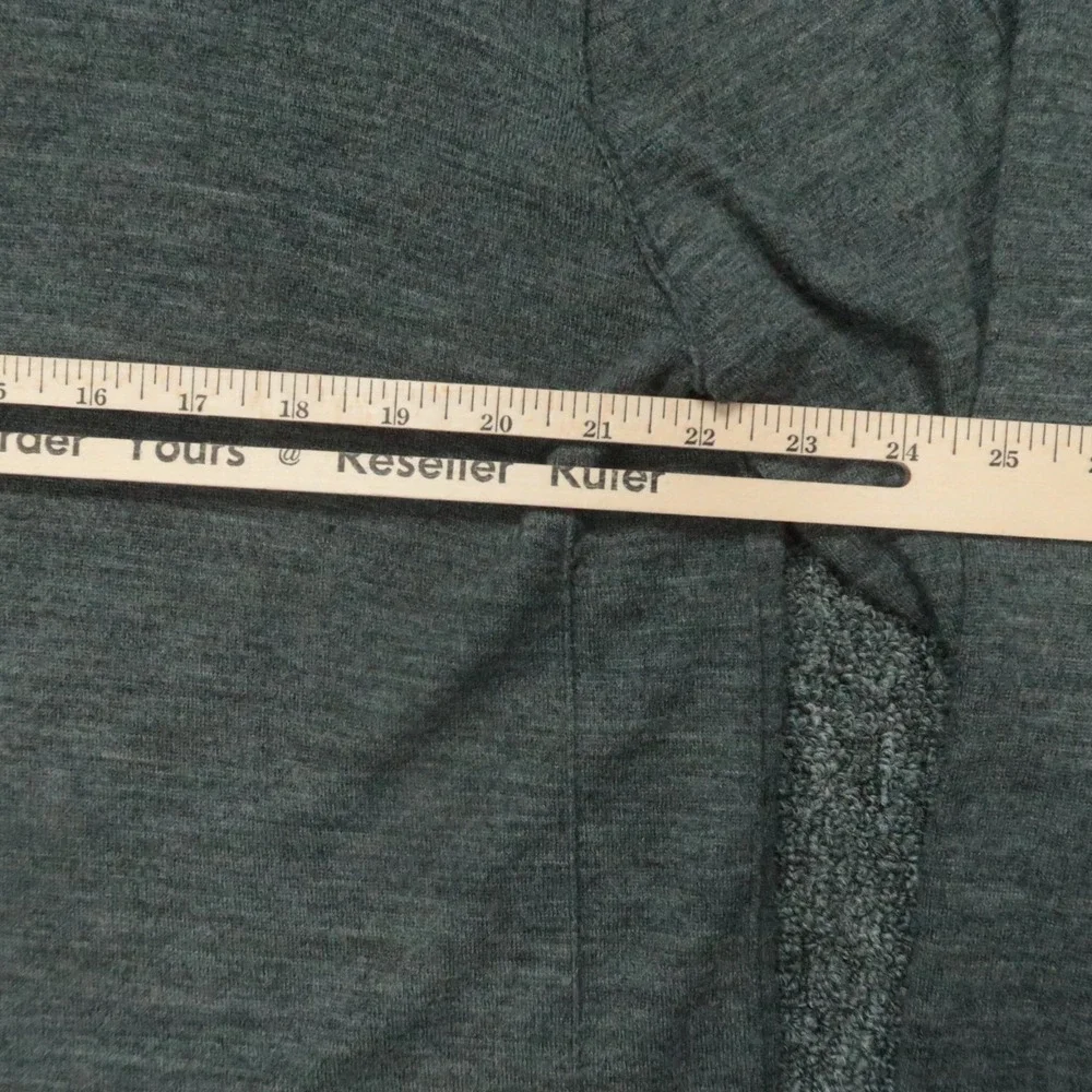 John‎ Varvatos Sweater Mens XL Gray Full Zip Wool Blend Pockets Lightweight